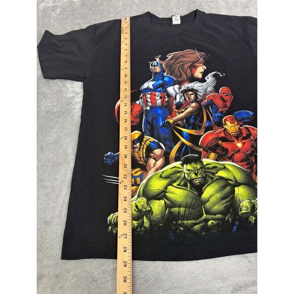 Vintage Marvel Mad Engine Short Sleeve T Shirt Men's Size Large Black - Picture 7 of 8